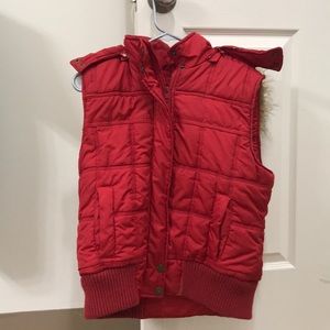 Red dollhouse vest